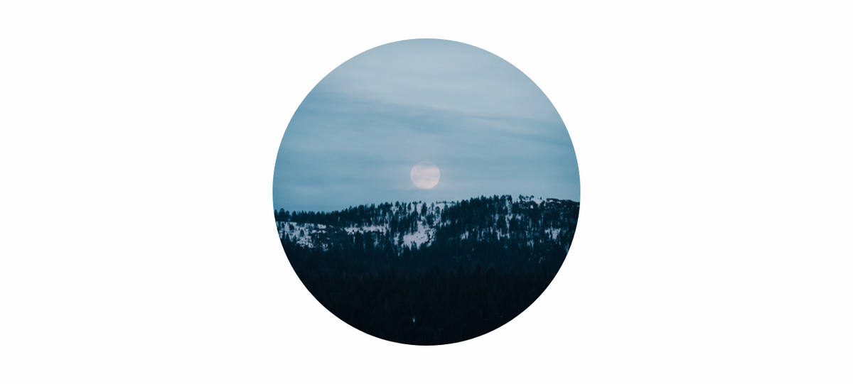 January Wolf Moon glowing in the deep winter sky, symbolising renewal, instinct and the spiritual meaning of the Wolf Moon.