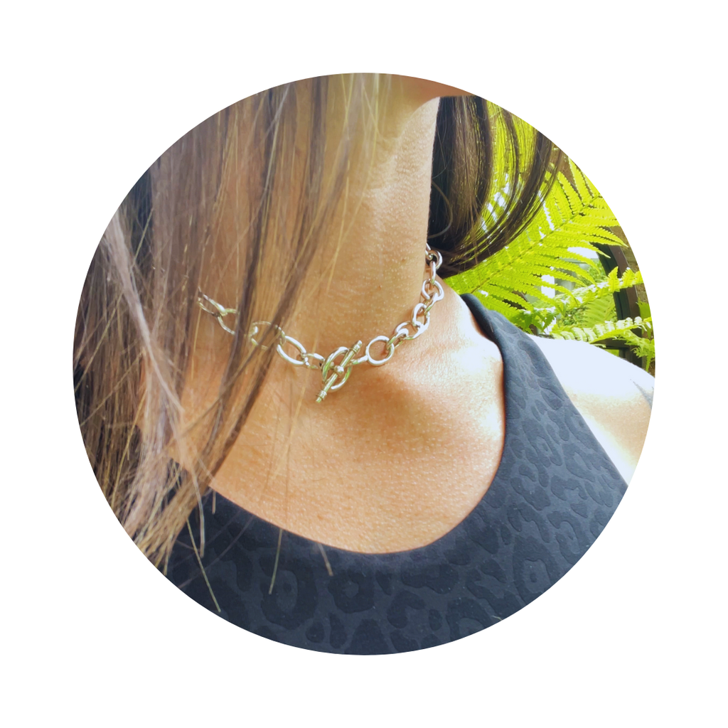 Sterling Silver Chunky Chain Necklace