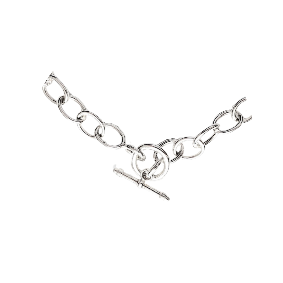 Sterling Silver Chunky Chain Necklace