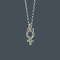 Mercury Planet Glyph Necklace
