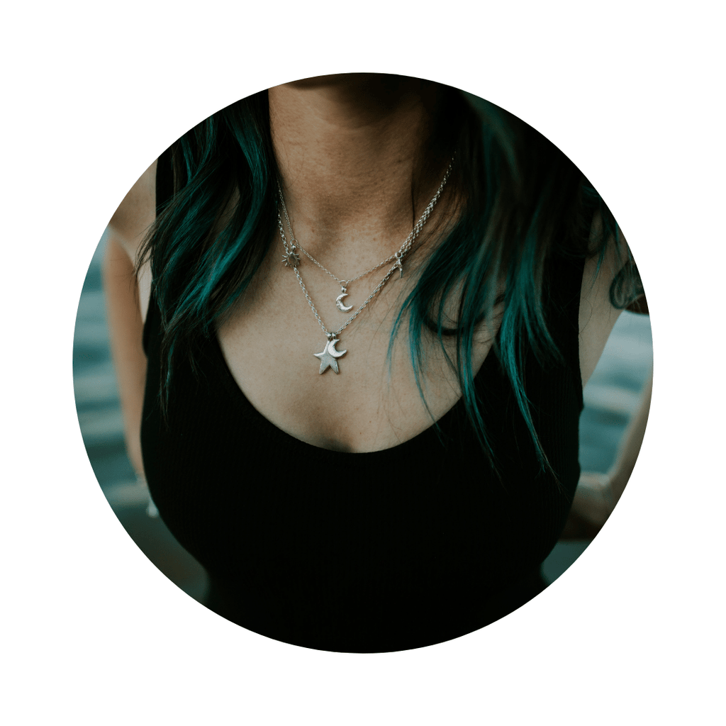 Silver Stargazer Pendant Necklace