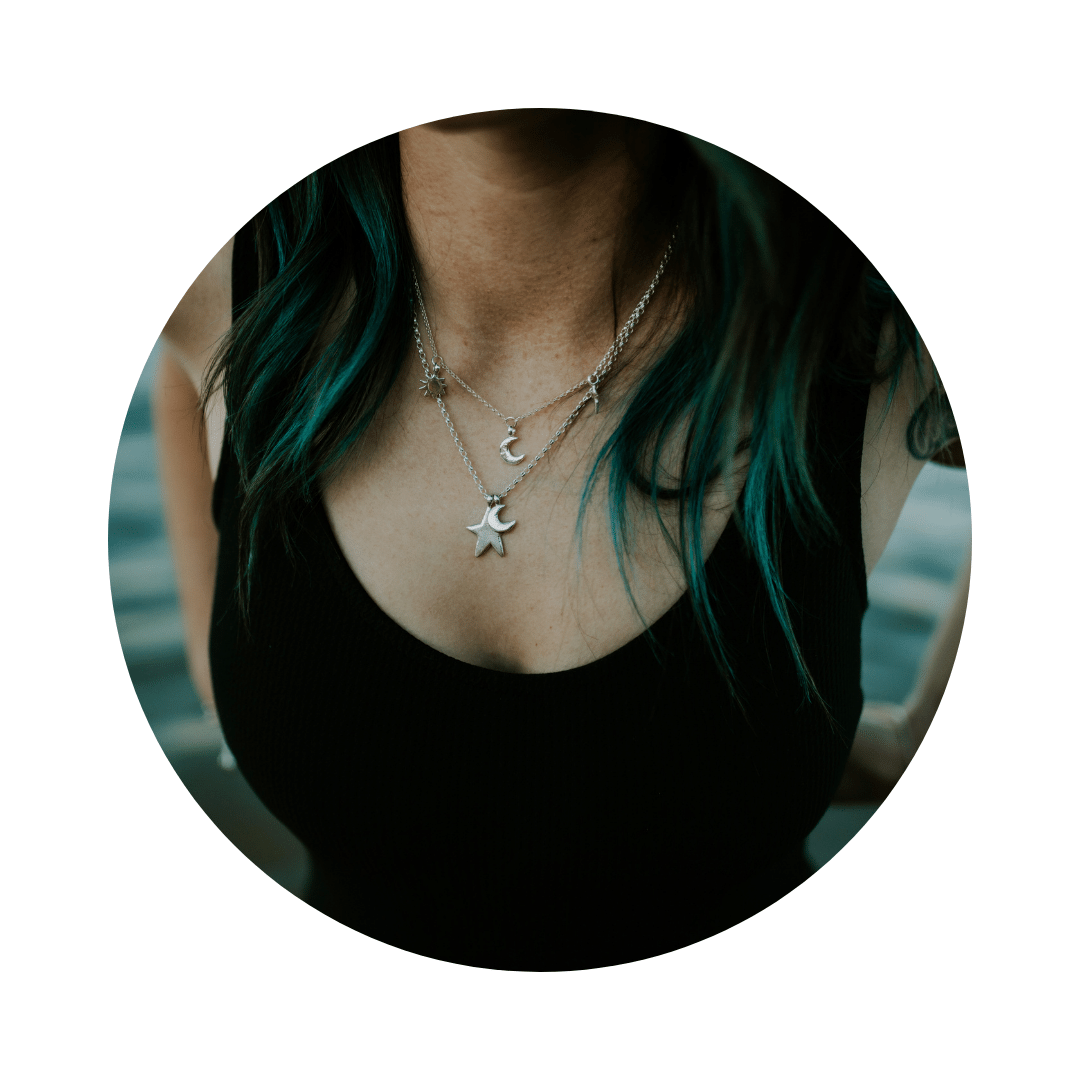 Silver Stargazer Pendant Necklace